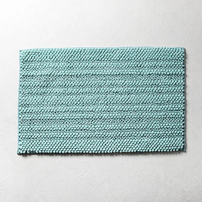 Harman Nubby Plush Anti-Skid Bathmat 20x32" (Aqua)