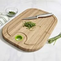 KSP Tavola Bamboo Cutting Board with Hole (Natural