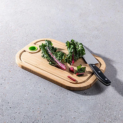 KSP Tavola Bamboo Cutting Board with Hole (Natural