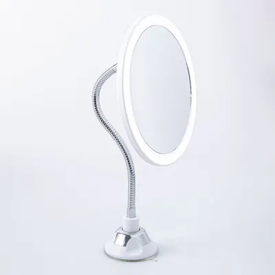 Upper Canada Danielle L.E.D. Flexible '10x' Vanity Mirror