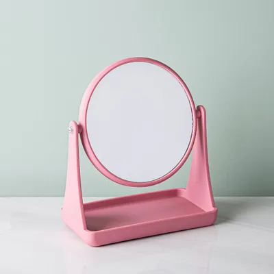 Upper Canada Danielle Soft Touch '7x' Vanity Mirror with Tray (Pink)