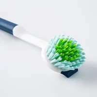 Casabella Eco-Friendly Round Dish Brush with Scraper 9.5"