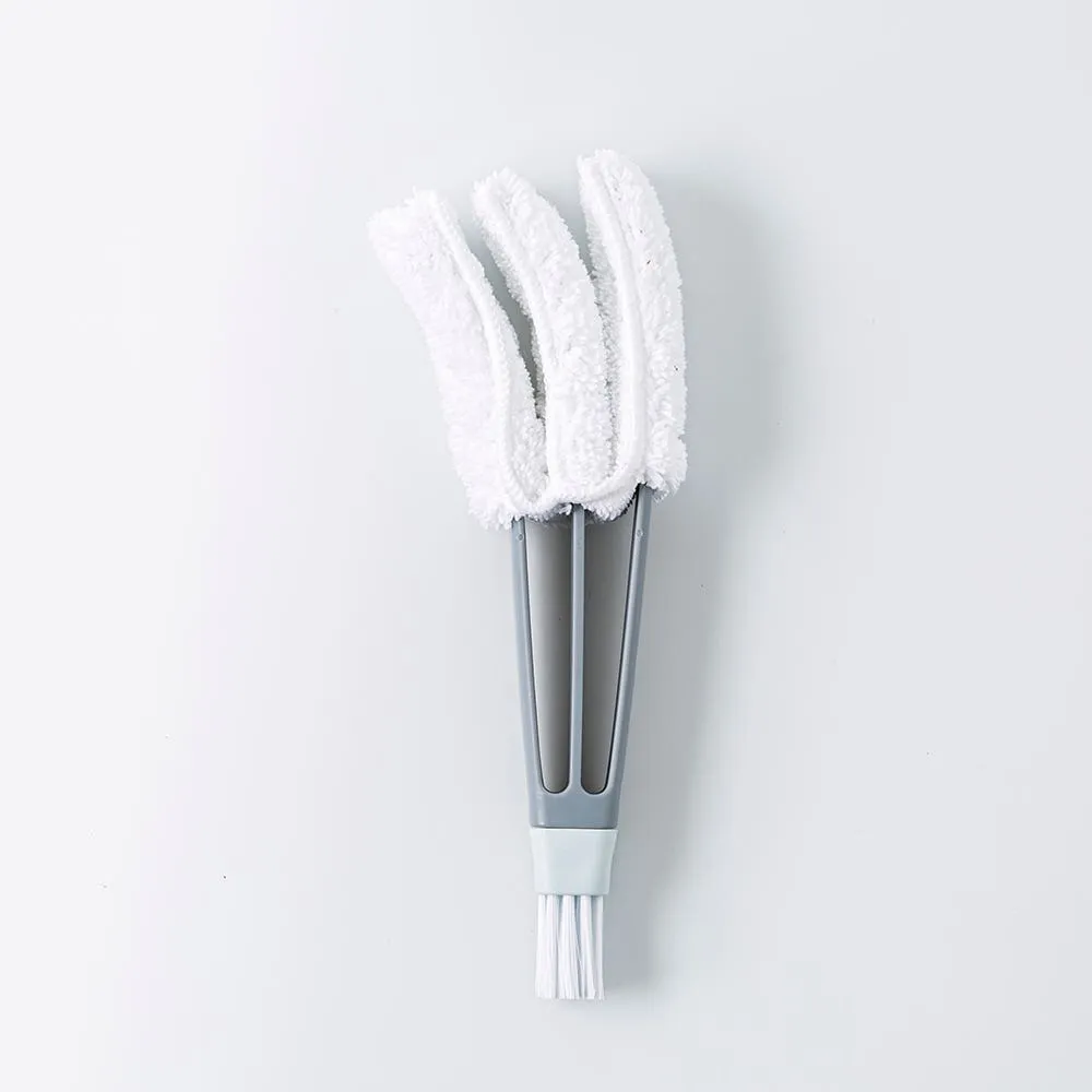 Casabella Eco-Friendly Microfiber Blinds Duster (White/Grey)