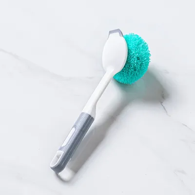 Casabella Eco-Friendly Mesh Scrubber with Scraper 10"