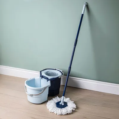 Casabella Clean Water '2-Bucket System' Spin Mop & Nesting Bucket