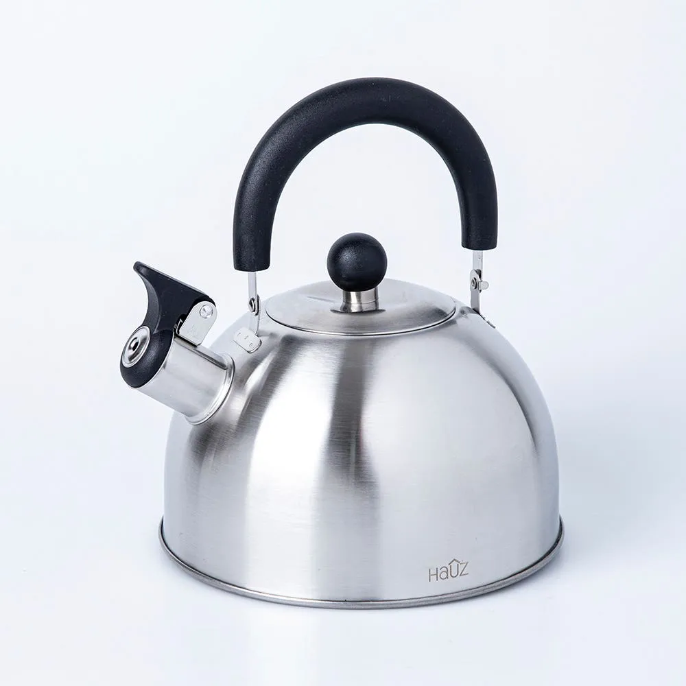 Hauz Elegant Kettle Whistling Stovetop Kettle (Brushed St/St)