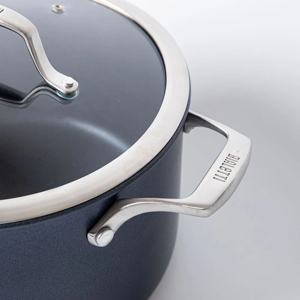 Bialetti Executive Hard Anodized Non-Stick Dutch Oven 4.7l (Dark Blue)