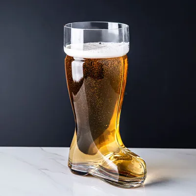 Final Touch Das 'Boot' Beer-Pilsner Glass 33oz. (Clear)