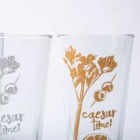 Final Touch Caesar Time Cocktail Glass - Set of 3