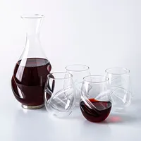 Final Touch L'Grand Conundrum 'Red' Aerator Decanter Combo Set