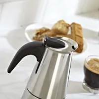 KSP Milan Stovetop Espresso Maker (Stainless Steel