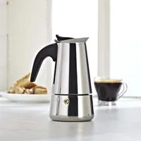 KSP Milan Stovetop Espresso Maker (Stainless Steel