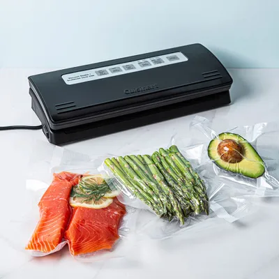 Cuisinart One Touch Electric Vacuum Sealer 45x10x21.8cm (Black)