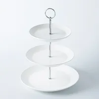 KSP Circo 3-Tier Serving Platter (White)