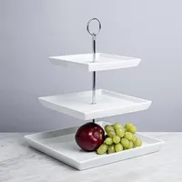 KSP Plateau 3-Tier Serving Platter (White)