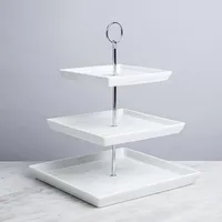 KSP Plateau 3-Tier Serving Platter (White)