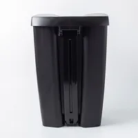 Umbra Brim Step Garbage/Recycling Can (Black)