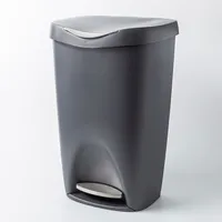 Umbra Brim Step Garbage/Recycling Can (Nickel)
