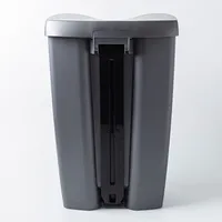 Umbra Brim Step Garbage/Recycling Can (Nickel)