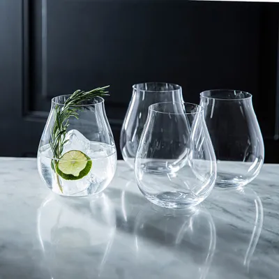 Riedel The O Stemless Gin Glass - S/4 (25.6oz.)