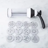 OXO Good Grips Bake Cookie Press Gun - Set of 12 (White)