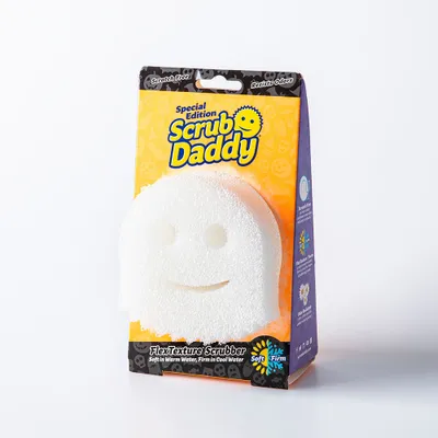 Scrub Daddy Halloween Shapes 'Ghost' All Purpose Cleaning Sponge