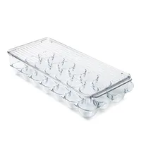 iDesign Linus '21-Egg Capacity' Fridge Binz Egg Holder 6x14.75x3"