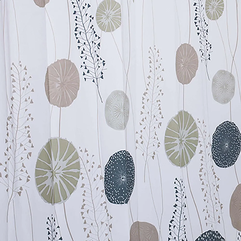 Moda At Home Polyester Shower Curtain "Cirque" (White)