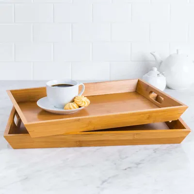 KSP Tablet Serving Tray - Set of 2 (Natural)