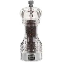 Trudeau Professional 6" Acrylic Adjustable Pepper Mill