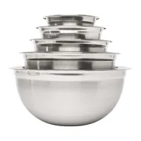 KSP Essential Mixing Bowl Deep - Set of 5 (Stainless Steel)