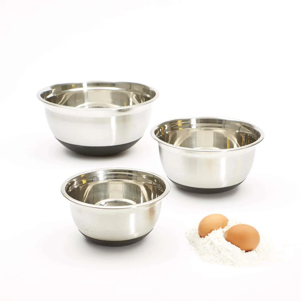 KSP Pro Chef Non-Skid Mixing Bowls - Set of 3