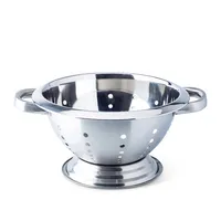 KSP Wide Edge Colander 3qt (Stainless Steel)