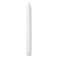 CTG Christmas Glitter Taper Candle (White)