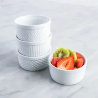 KSP Sensa Porcelain Ramekin Textured - Set of 4 (White)