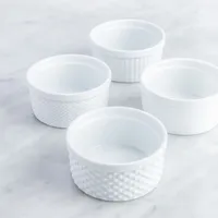 KSP Sensa Porcelain Ramekin Textured - Set of 4 (White)