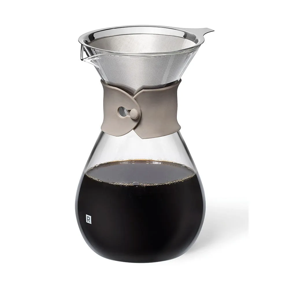 Ricardo Paperless Pour Over Coffee Maker 1.1l/37oz. (Clear)