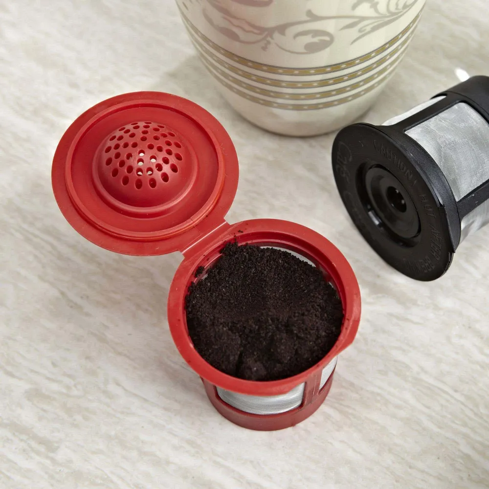 As Seen On Tv Cafe Cup K-Cup Reusable Filter with Scoop - Set of 5