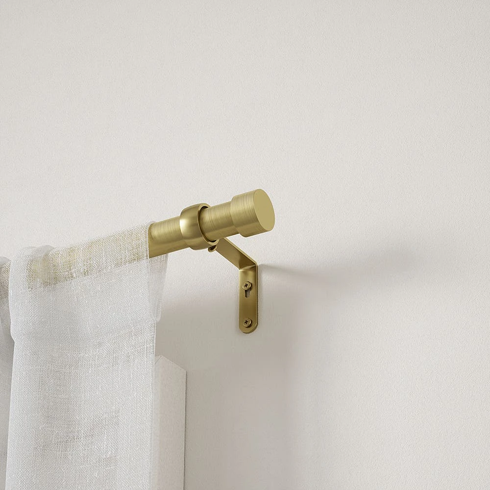 Umbra Extendable 'Cappa' Metal Curtain Rod 36-66" (Brass)