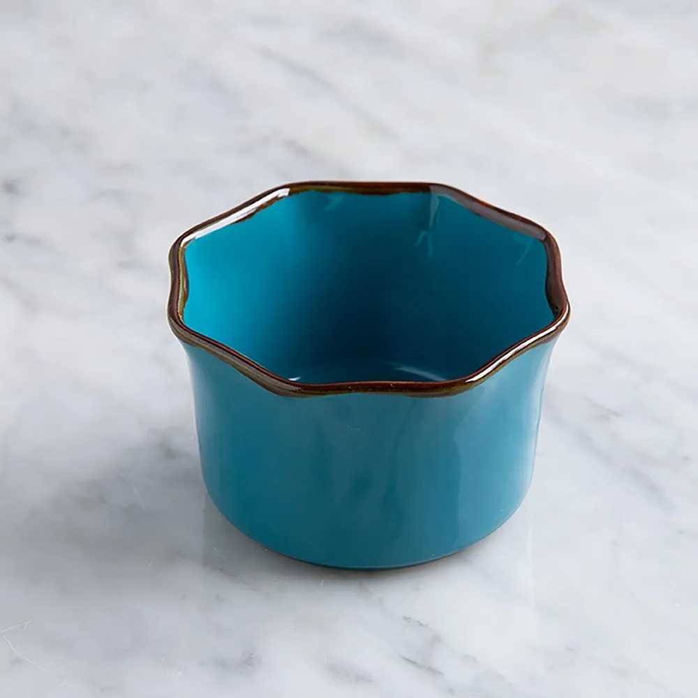 KSP Tuscana Fluted Ramekin (Aqua)