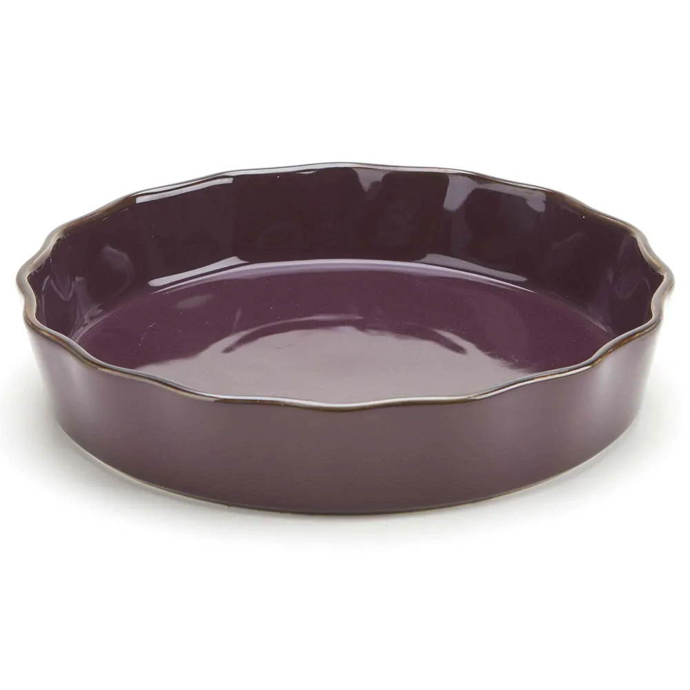 KSP Tuscana Fluted Pie Dish (Purple)