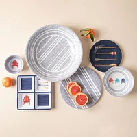 KSP Lakeside Melamine Bowl 7.5" dia. (Navy)
