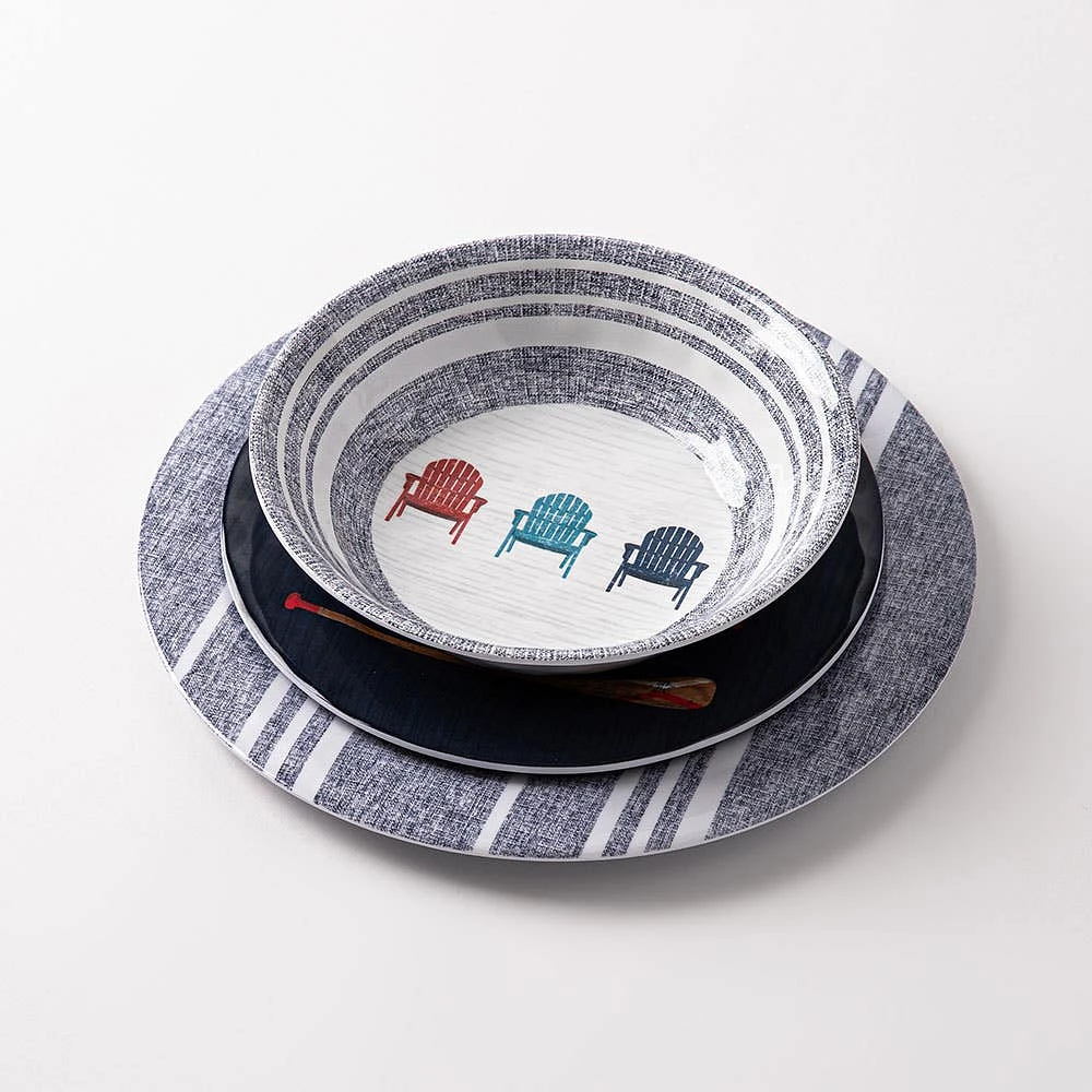 KSP Lakeside Melamine Bowl 7.5" dia. (Navy)