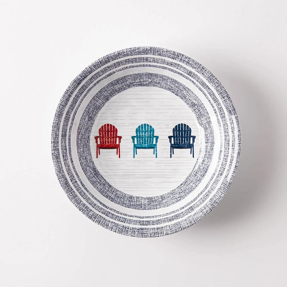 KSP Lakeside Melamine Bowl 7.5" dia. (Navy)
