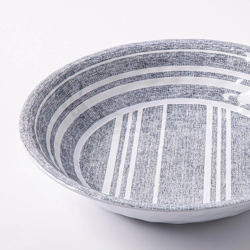 KSP Lakeside Melamine Serving Bowl 13.75" Dia. (Navy)