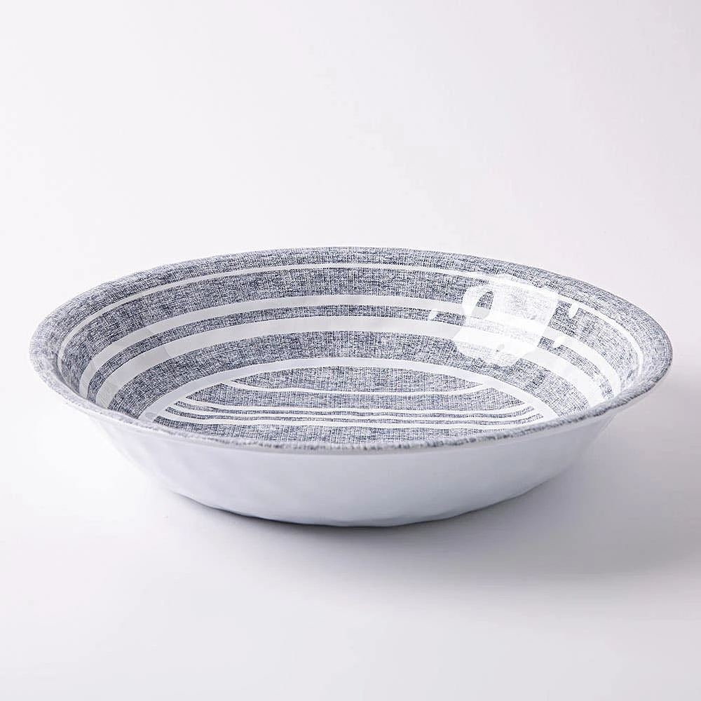 KSP Lakeside Melamine Serving Bowl 13.75" Dia. (Navy)
