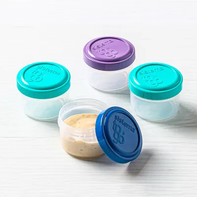 Sistema Klip It To Go 35ml Salad Dressing Container - Set of 4