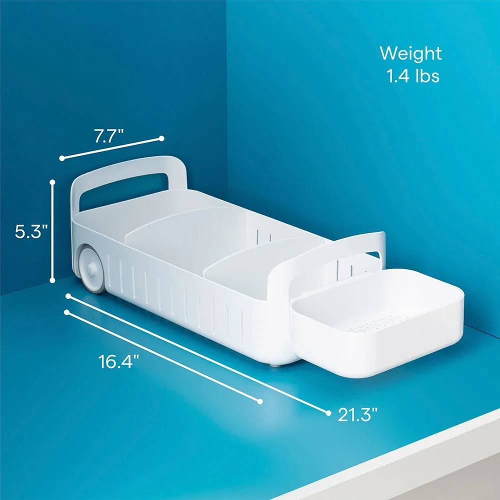 Youcopia Sink Sink Rollout Caddy 7.7x16.4x5.3"