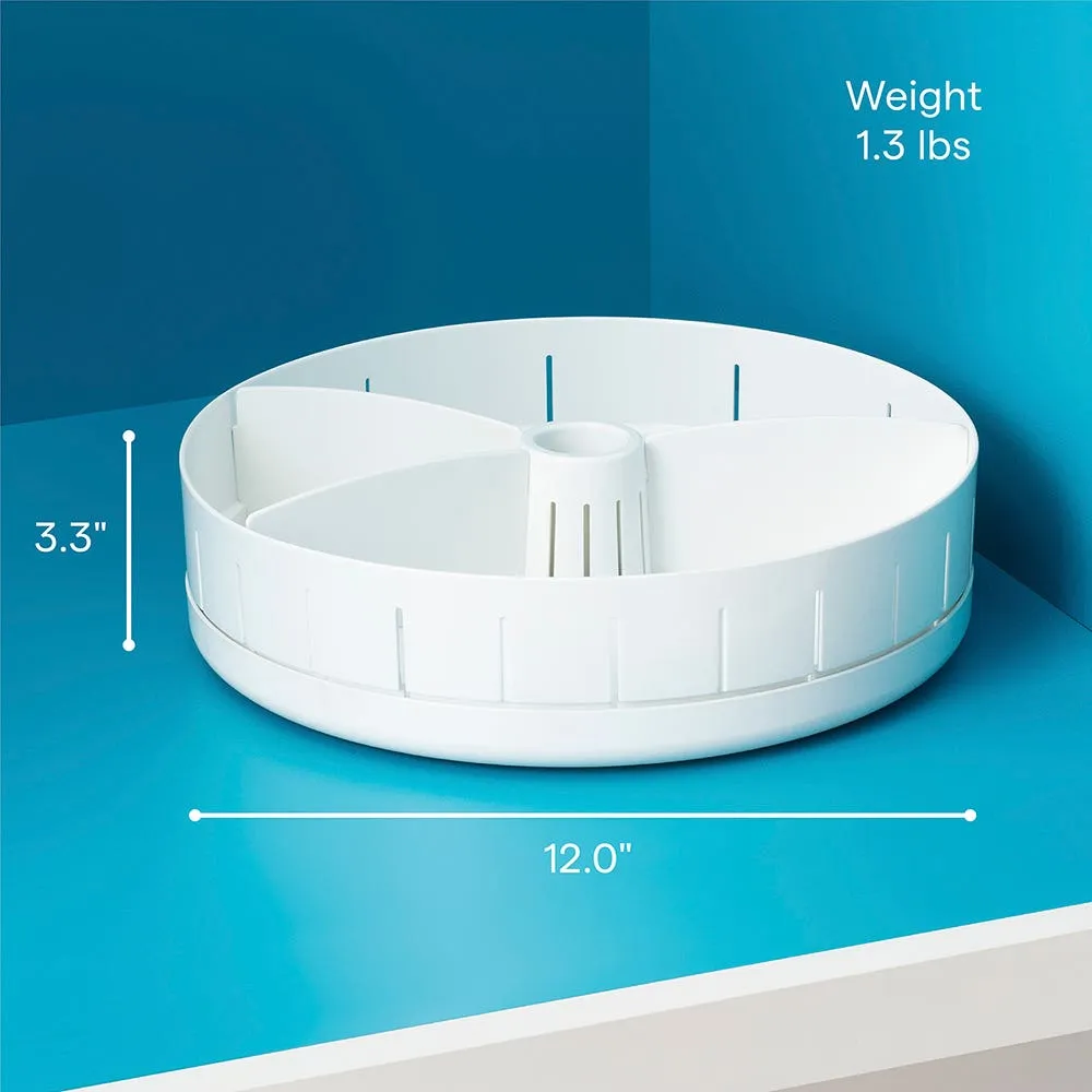 Youcopia Sink 'Sinksuite' Sink Turntable with  Dividers 12" dia.