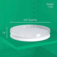 Youcopia Fridge 'Fridgeview' Turntable w/ Mat 10.8" Dia.